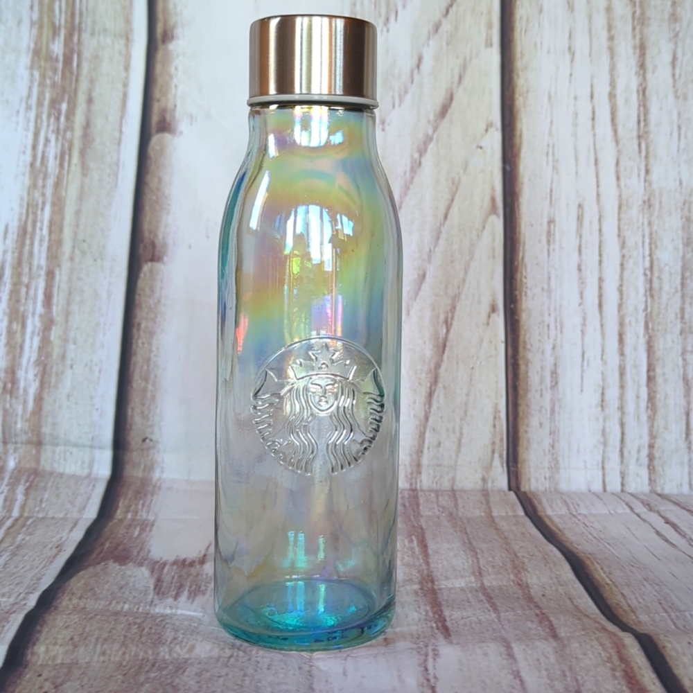 STARBUCKS | Iridescent Glass Water Bottle